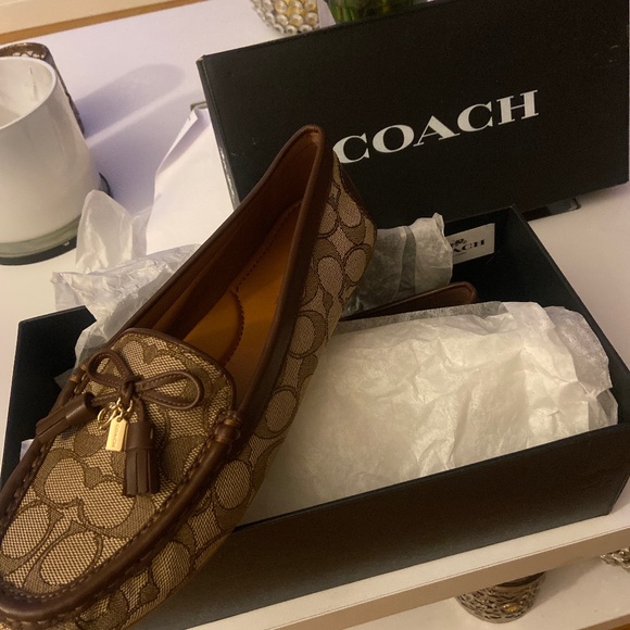Coach Loafe Khaki/Saddle - Picture 1 of 1